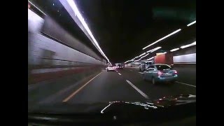 Trying to figure out this dash cam going through the Ted Williams Tunnel, Boston MA