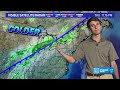 Warm & wet Friday, weekend turns colder