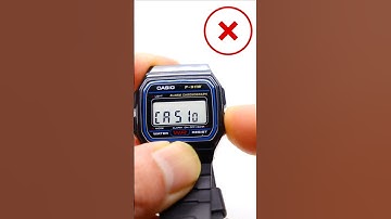 Casio F91 - The ONLY reliable Genuine Check