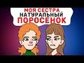 Моя СЕСТРА - натуральный ПОРОСЕНОК