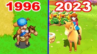Evolution of Harvest Moon Games ( 19962023 )