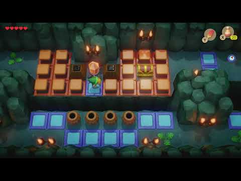 Video: Zelda: Link's Awakening - Imprisoned Pols Voice And Skeletal Staflos Puzzle řešení, Jak Získat Power Náramek