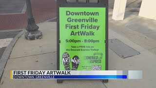 March First Friday ArtWalk in Downtown Greenville @Wnct9