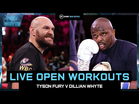 LIVE: Tyson Fury and Tommy Fury Open Workouts from Wembley