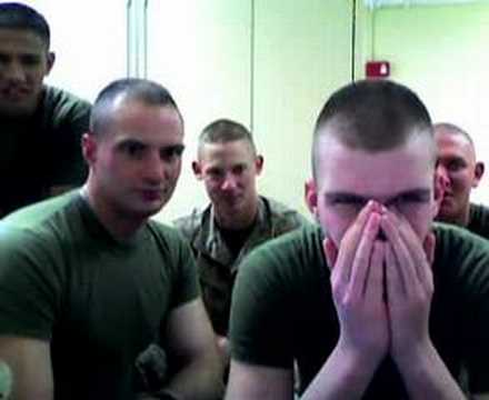 MARINES 2 girls 1 cup reactions!!