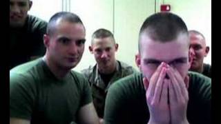 MARINES 2 girls 1 cup reactions!!