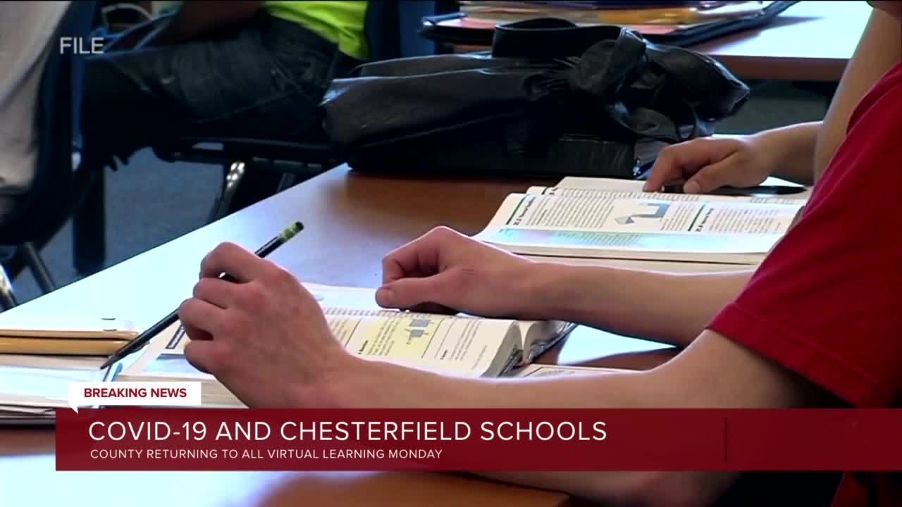 As COVID spikes, Chesterfield Schools return to virtual learning - YouTube