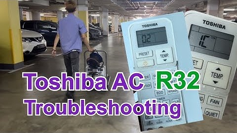 Toshiba inverter Air conditioner indoor unit lamp blinking | error 02,C1