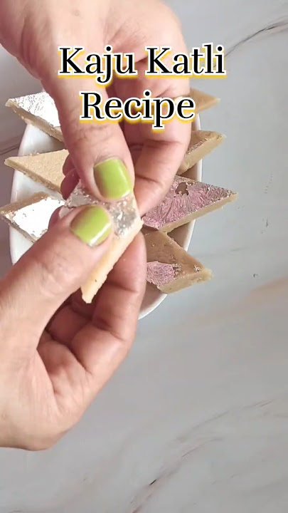 Instant Kaju Katli Barfi Recipe | Kaju Katli in 10 Minutes #ytshorts #trendingshorts#shortsfeed