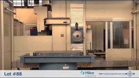 UNION TC 110 CNC Table Type Horizontal Boring Mill (2007) - Lot #88