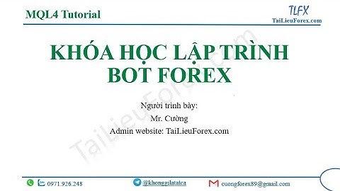0. Giới thiệu Khóa học lập trình MQL4 cơ bản