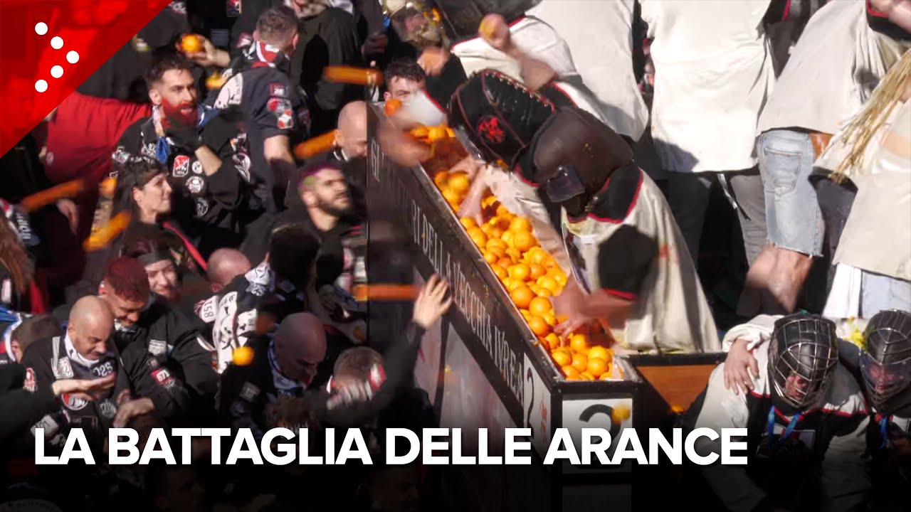 Carnevale di Ivrea, la battaglia delle arance