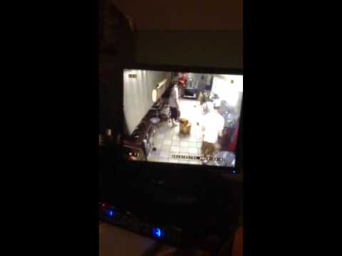 Hilarious slip and fall accident caught on camera at work!!