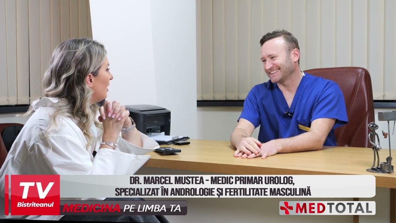 Dr. Marcel Mustea - medic primar urolog, specializat în andrologie și fertilitate masculină