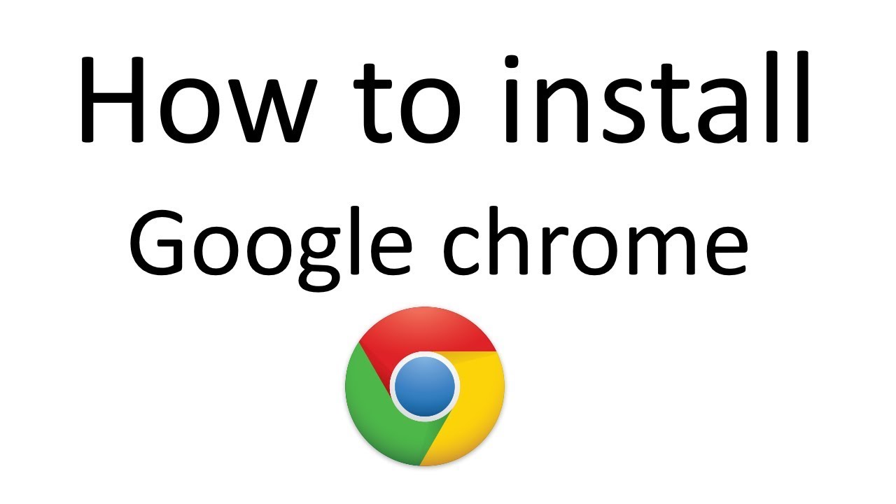 installing google chrome