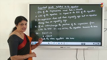 Maths07   Chapter 04   Simple Equations   Video 01   Introduction