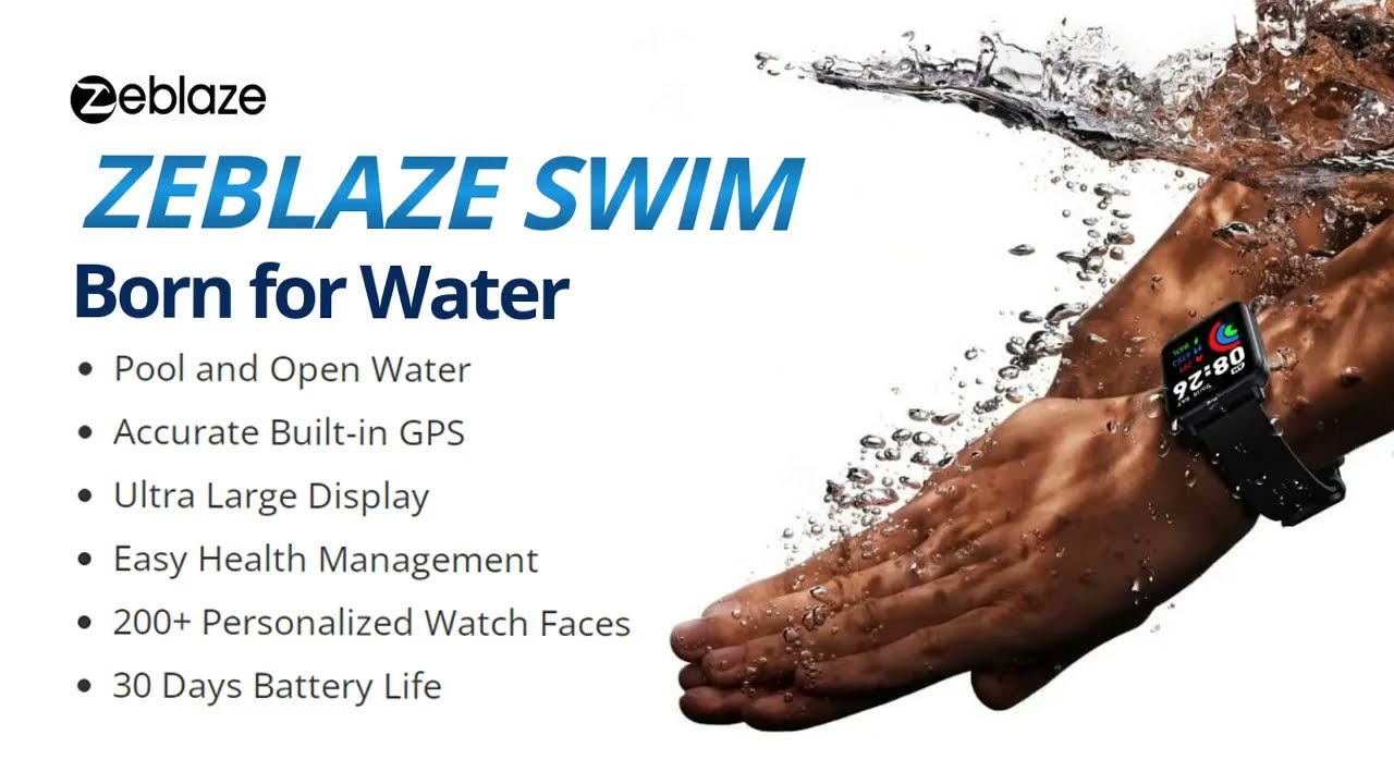 NEW 2022 - Zeblaze SWIM - Best Smartwatch for swimmers with GPS  (link in the description)