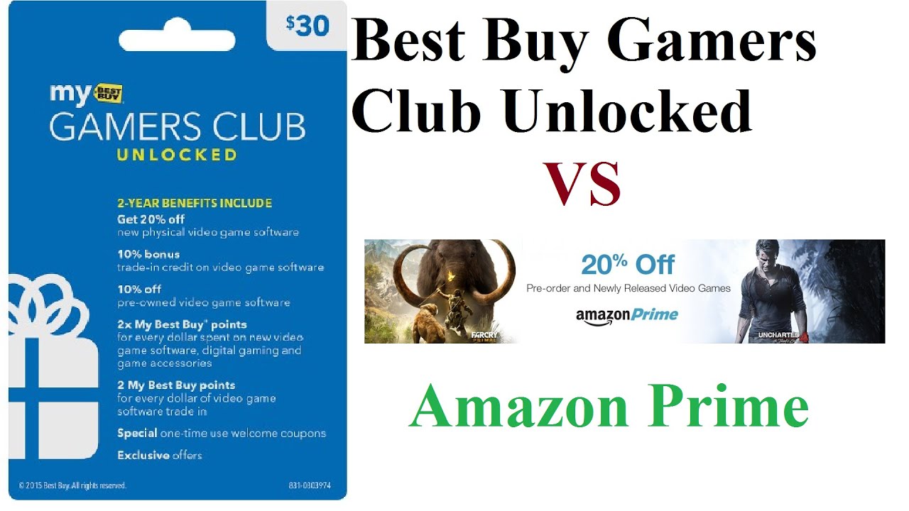 Best Buy Gamers Club Unlocked Vs Amazon Prime Gaming Deals YouTube