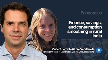 Access to banking, savings and consumption smoothing in rural India - Vincent Somville