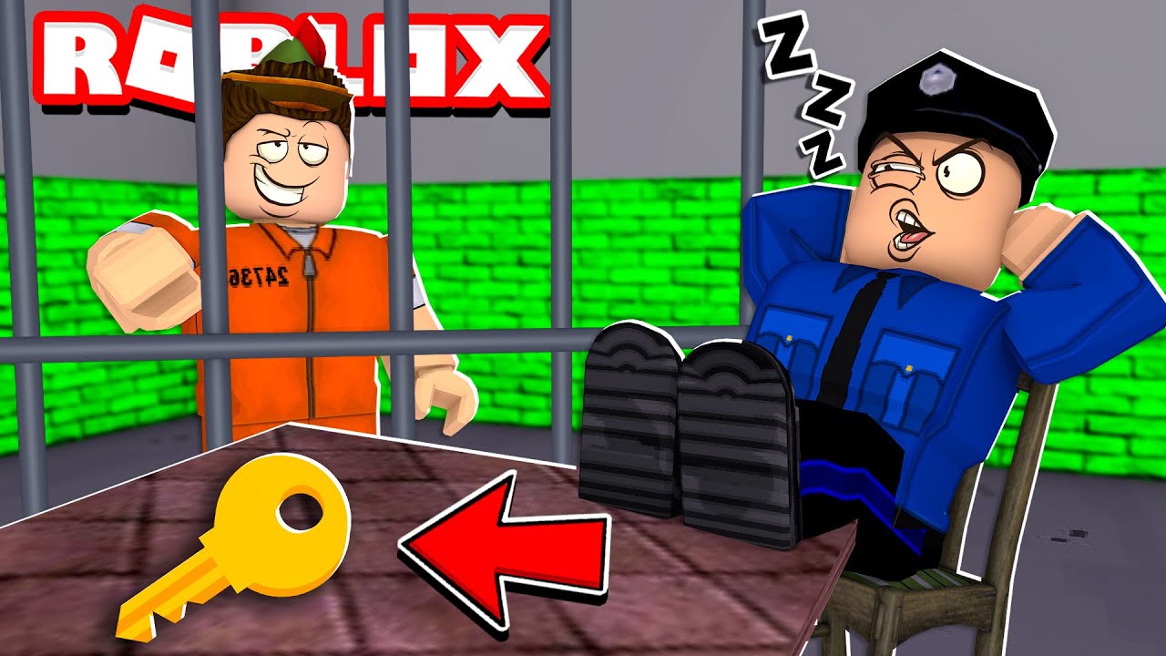 COMO ESCAPAR DA PRISÃO SEGURA DO ROBLOX!! (👮🏽‍♂️Escape Prison Obby) 