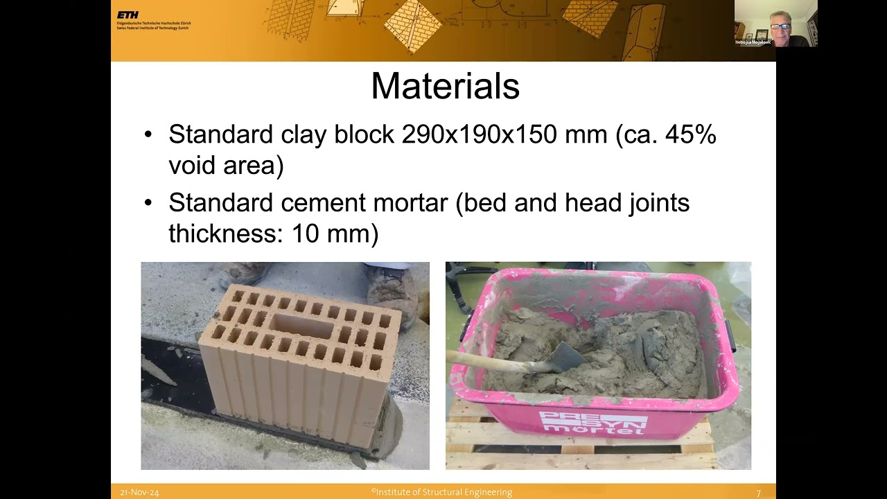 Enhancing In-Plane Performance of Masonry Walls through Soft Layer Membranes - Dr Nebojša Mojsilović