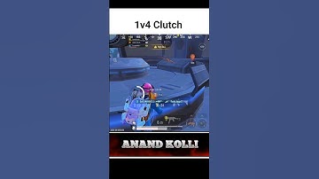 ANAND KOLLI GAMING TOP 👉CLASS 👈 1V4  CLUTCH 😱! #anandkolligaming #shorts