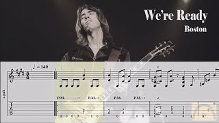 We’re Ready - Boston | Backing track | Guitar Tab