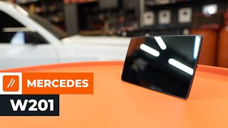 How to replace Side mirror glass on MERCEDES-BENZ 190 (W201) - video tutorial