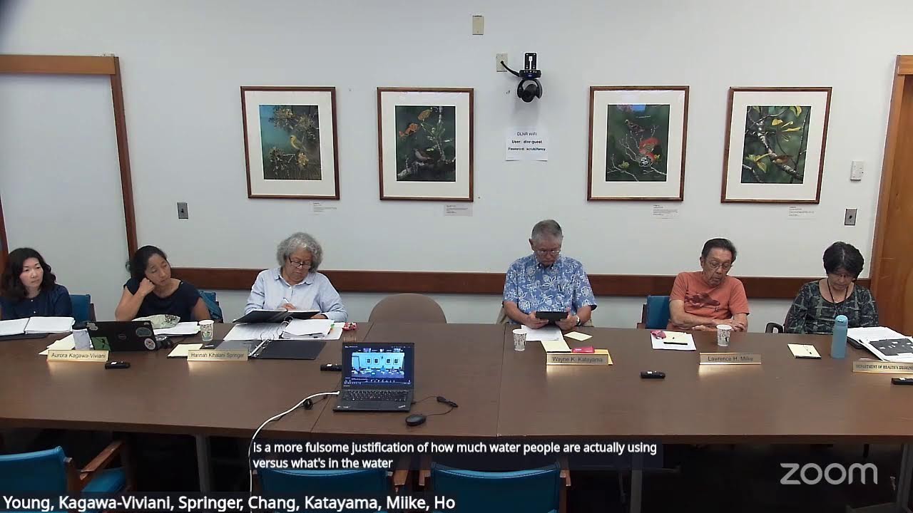 November 18, 2025 Monthly Water Commission Meeting