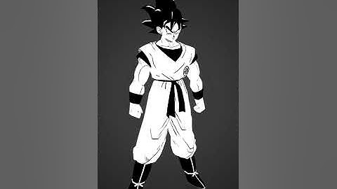 Goku 3D Model by Quietrain #shorts #rare3d