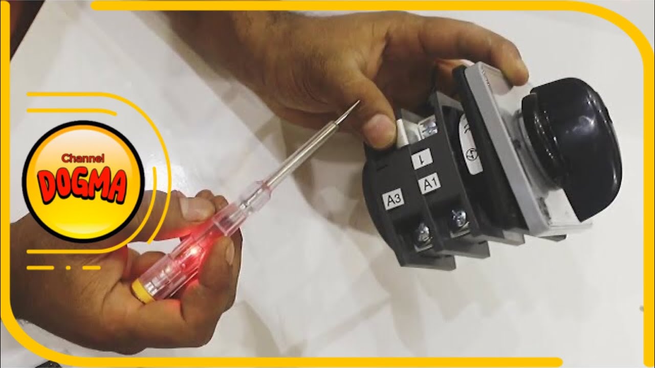 طريقة ربط السلكتر + طريقة الفحص+ ربط مصابيح فولتية السلكتر