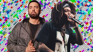 Jid U0026 Eminem Animals pt 1  Rhyme Scheme Highlighted