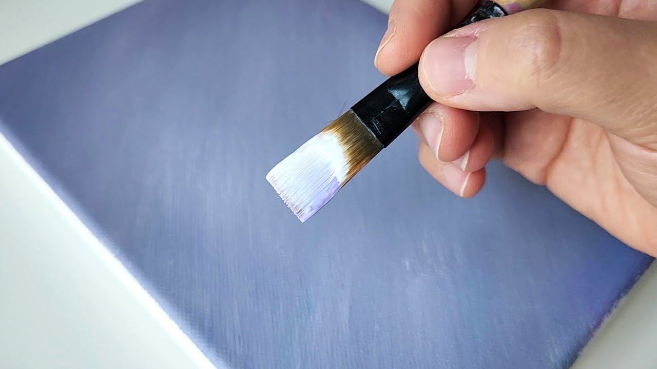 Легкий способ рисования цветов / Техника акриловой живописи для начинающих