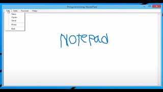 How to create notepad in C# Bangla tutorial