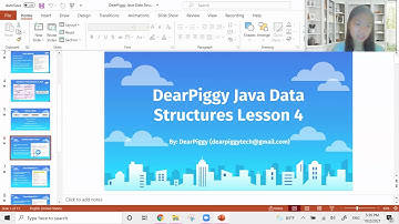 DearPiggy Java Data Structures - Intro/Creating TreeSet