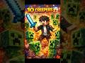 “1 Player vs 10 Creepers 😱💣 | Minecraft PE #shorts”