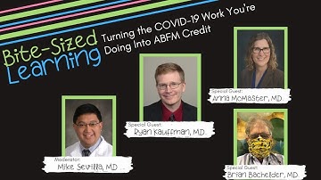 Bite-Sized Learning: Claim ABFM Credit for the Work You Are Doing