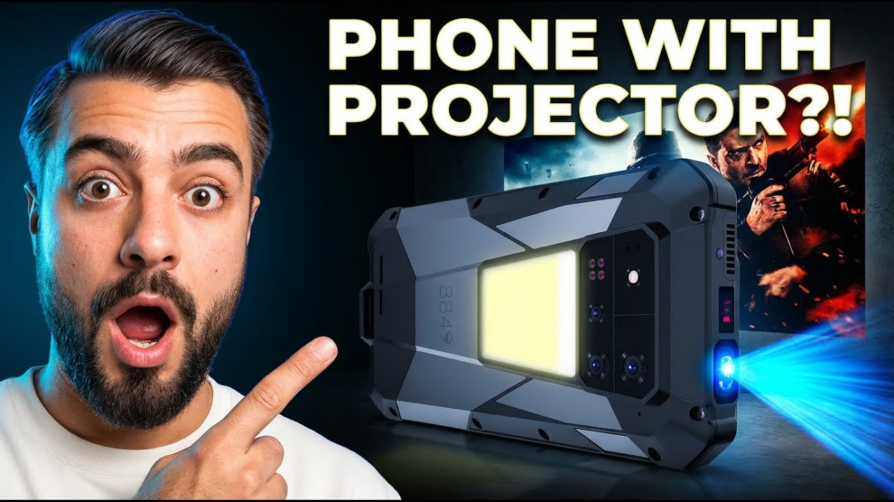 8849 Tank 4 Pro Review – The Smartphone With a Built-In Projector - YouTube