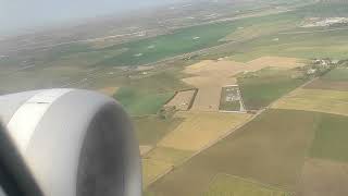 Landing in Casablanca Mohamed V airport