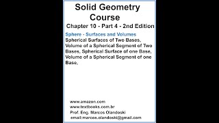 COURSE OF SOLID GEOMETRY - CHAPTER 10 - PART 4 - 2nd EDITION