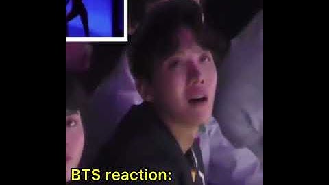 BTS  REACTION TO THE DANCE.... #btsshorts #shorts #bts