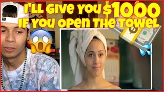 I'll Give You $1,000 If You Open The Towel | Reaction Therapy