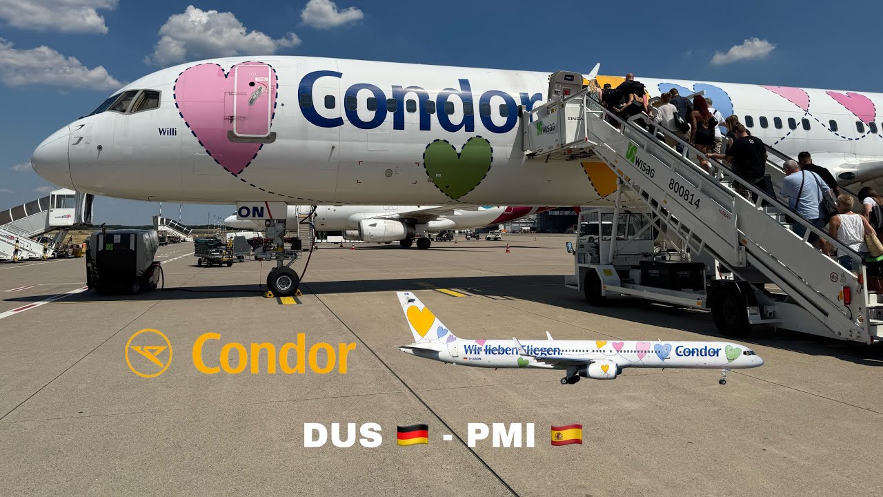 TRIP REPORT | 757 Excellence | Dusseldorf to Majorca | Condor B757-300