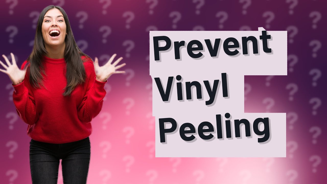Why is my vinyl peeling off shirts? YouTube