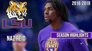 Naz Reid LSU Freshmen Regular Season Highlights Montage 2018-19 - Big Guard!