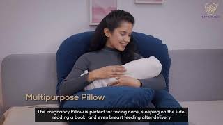 MY ARMOR Full Body Pregnancy/Maternity Pillow for Pregnant Women, made of Velvet Cover - U Shaped