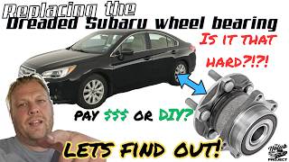 Rear Subaru wheel bearing replacement {Are the nightmares real?!}