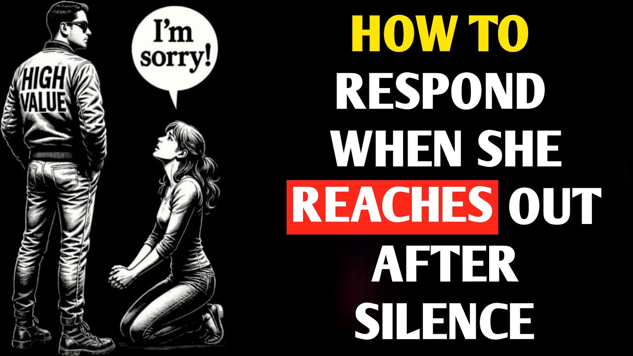 She Finally Texted After Silence — Say THIS to Take Back Control  Stoicism