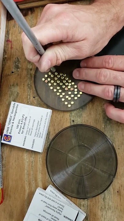 Load The Primer Tubes So You Can Load The Dillon So You Can Load The Ammo