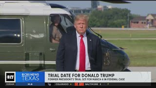 Trial date set for former President Donald Trump Information